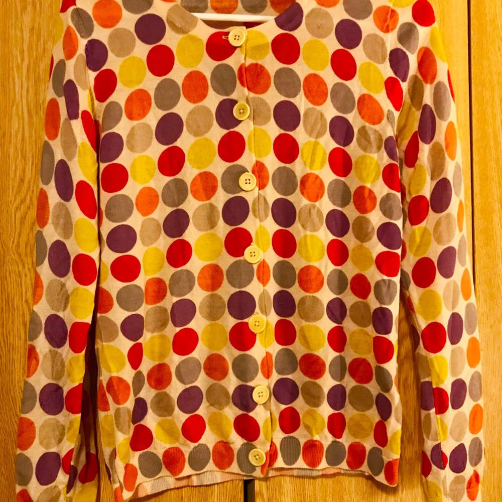 Polka Dot Boden Cardigan